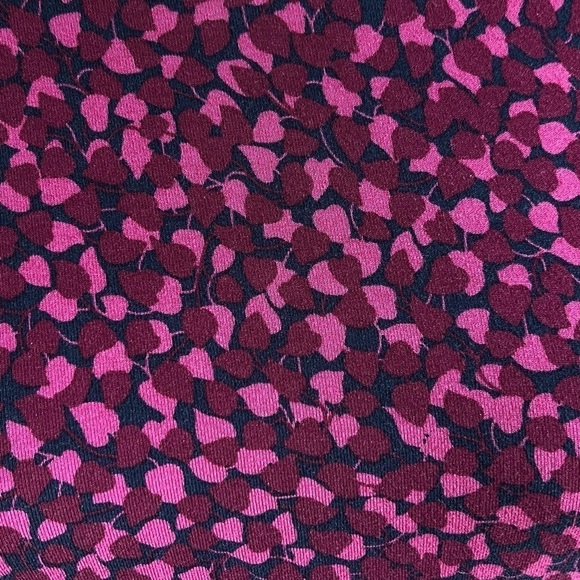 Boden A-Line Pink/Maroon Floral Dress w/Long Sleeves, Size 8p - Picture 6 of 10